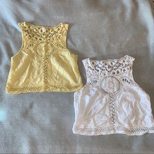 GARAGE CROP TOP SET OF 2